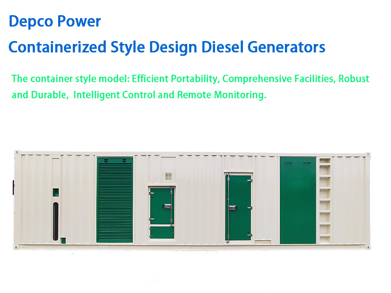 Containerized Style Design Diesel Generators