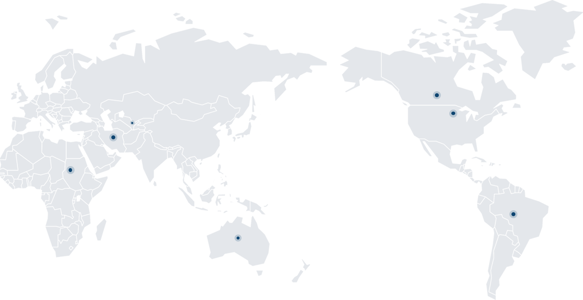 Our potential supplies <span>100 countries out of 5 continents</span>
